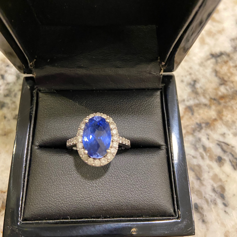 Designer Looking Sterling Silver Ring